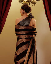 Handloom Zari Stripes Saree